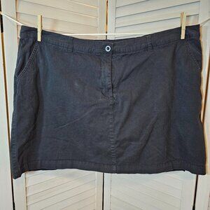 Ellos Plus Size 22 Black Skort